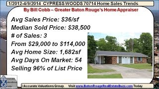 preview picture of video 'Cypress Woods Subdivision Baker Louisiana Appraisers 70714'
