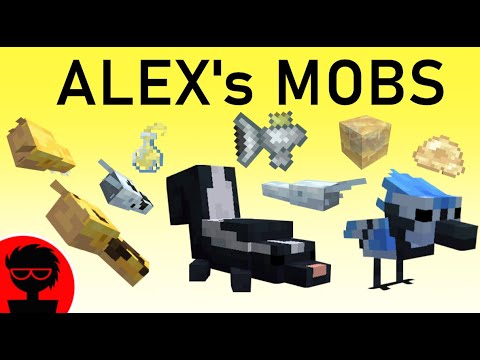 Minecraft Mods : Alex's Mobs 1.19.2 (Forest Friends Update)