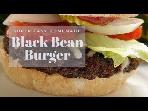 Super Easy Black Bean Burger recipe! | Vegetarian and Vegan Friendly!