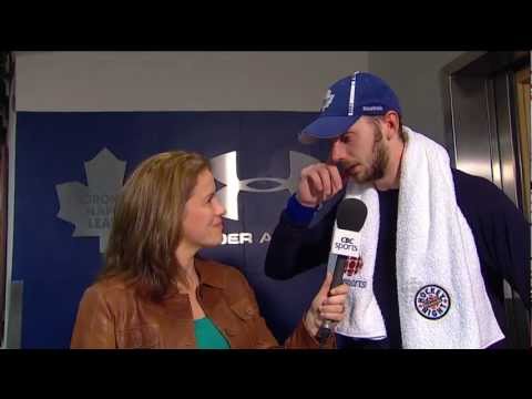 HNIC - Post Game Show with Ron MacLean & Don Cherry - Jonas Gustavsson Interview - Jan 7th 2012 (HD)