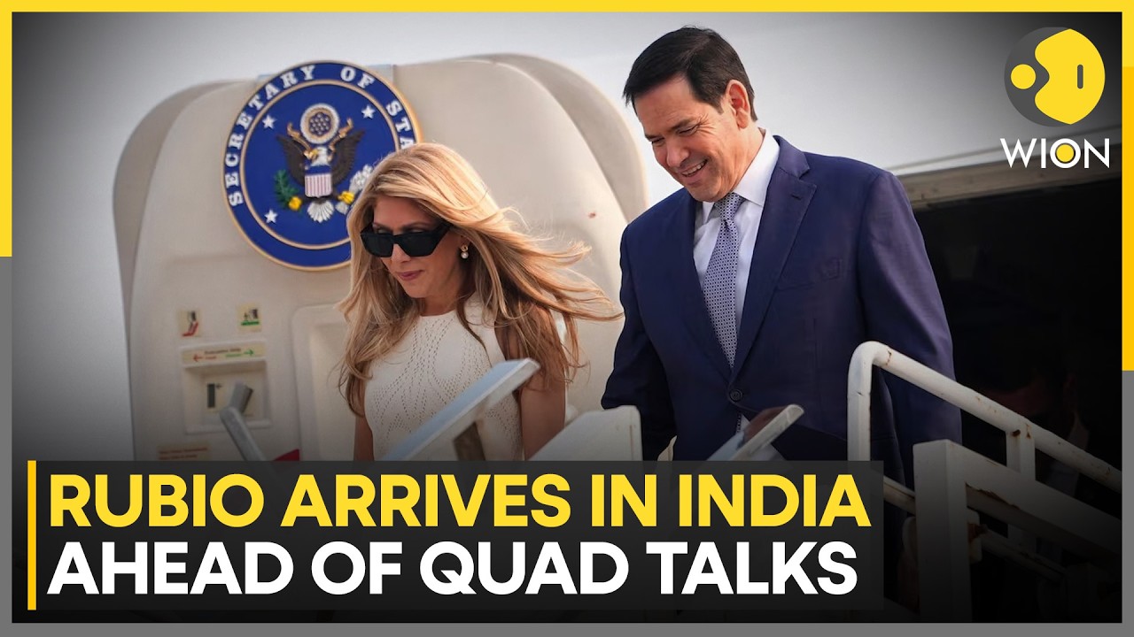 Rubio in India: Marco Rubio Concludes Kolkata Visit, Heads to New Delhi | WION