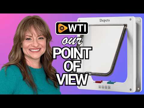 Depets Large Cat Door (Outer Size 9.9" x 9.2") - WTI product video review