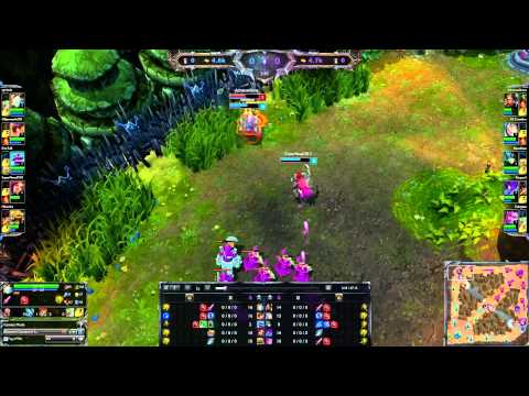 Chcesz dzidę w plecy ? (Nidalee vs Katarina) First Blood