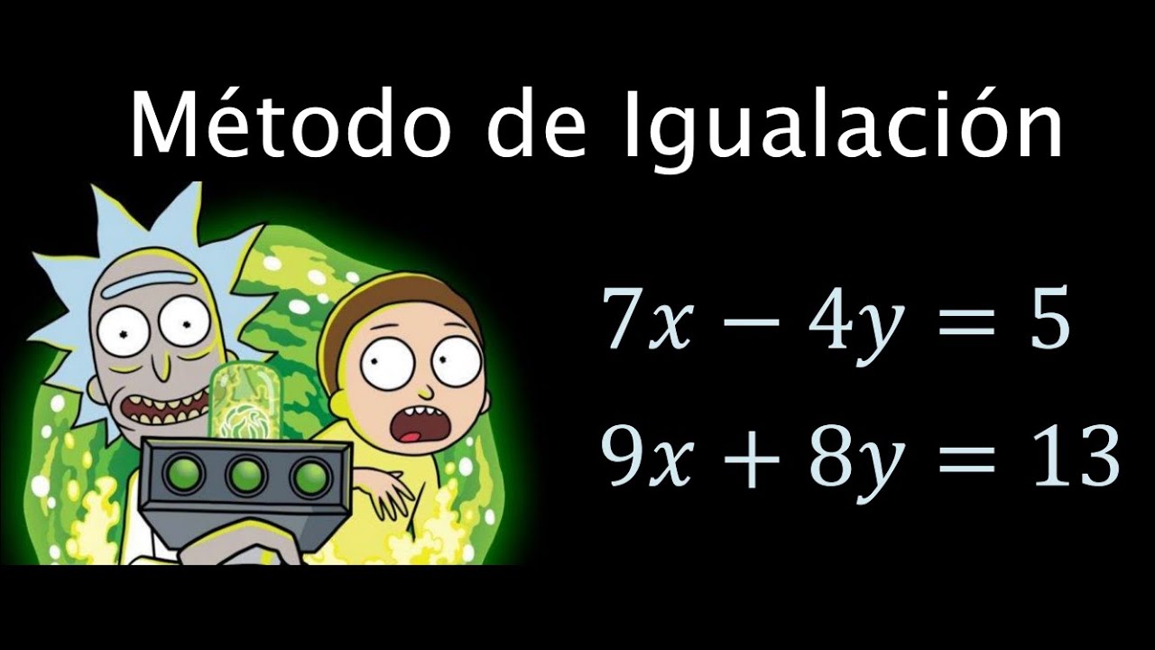 Sistema de ecuaciones lineales 2x2 - Método de Igualación - Rivera