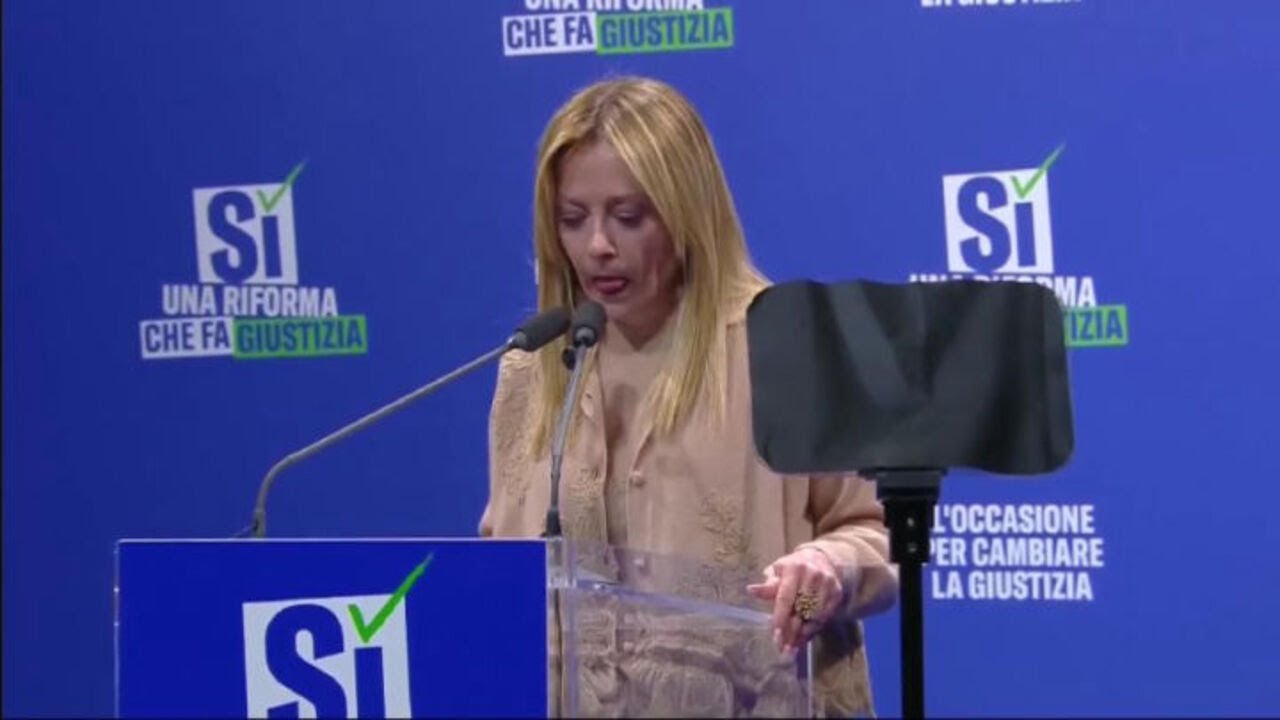 Referendum giustizia, Meloni: Non vogliamo mortificare separazione poteri