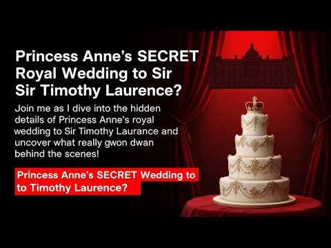 Princess Anne and Sir Timothy Laurence: A Quiet Royal Wedding