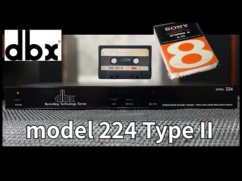【dbx model 224 Type II】テープノイズリダクションシステム