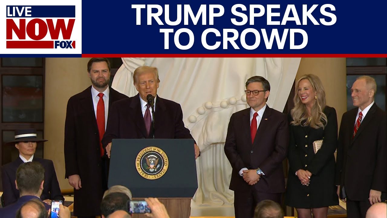 FULL: President Trump post-inauguration speech in Emancipation Hall | LiveNOW from FOX