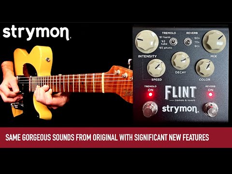 Strymon Flint Reverb and Tremolo V2 2022 - Present - Black Strymon Flint Reverb and Tremolo V2 2022 - Present - Black