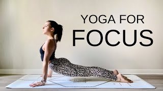 Energizing Vinyasa Yoga For Focus | 30-Min Practice + Meditation
