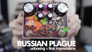 Video thumbnail for Unboxing & First Impressions...Kink Guitar Pedals - The Russian Plague by TheSuperFunAwesomeHappyTimePedalShow