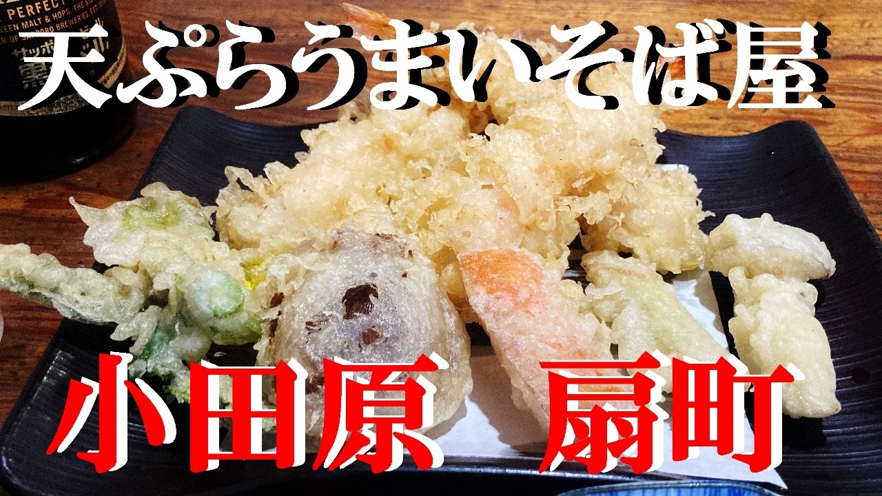 NEW 小田原ぶらり旅★酒匂川近くのおそば屋さんで瓶と天ぷら最高です【はつ花】
