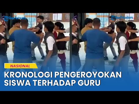 THIS IS How Teacher Agus Saputra Was Attacked by a Number of Students in Jambi