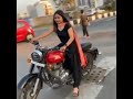 Devil Girl Riding Bullet Like Killer Attitude Girl Riding Bullet On Public Highway Road