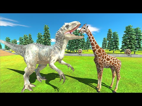 INDOMINUS REX VS ALL ANIMAL IN Animal Revolt Battle Simulator