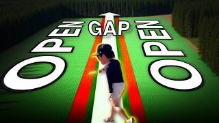 Gap vs. Open Shots | How Pros Throw on Course SLOW MOTION