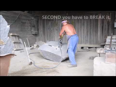 How the cobblestones are made?/Jak vznikají žulové kostky?