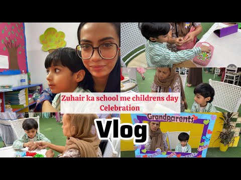 Zuhair celebrate children’s day at school | vlog children’s day
