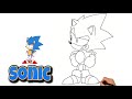 How To Draw SONIC FROM SONIC MANIA ADVENTURE Step By Step Sonicdrawing Sonic