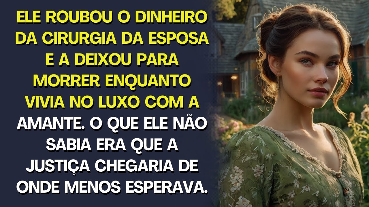 Ele roubou o dinheiro da cirurgia da esposa e a deixou para morrer enquanto vivia com a amante. Mas…