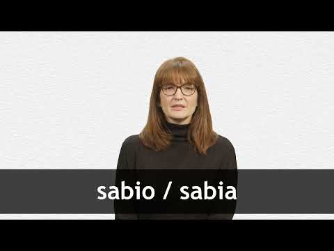 How to pronounce SABIO / SABIA in European Spanish