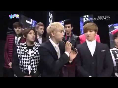 [HD] 130310 Inkigayo U-Kiss Backstage Interview @ Inkigayo
