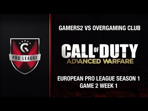 Gamers2 vs Overgaming Club - Call of Duty EU Pro League 2015 S1 (G2W1)