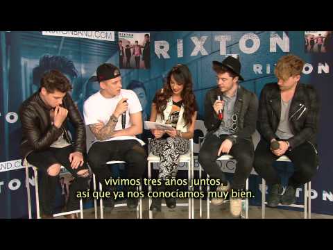 Nuria Gil entrevista a Rixton en Top Tiin