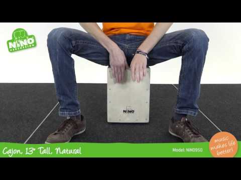 Cajon 13" - Tall - Natural - NINO950