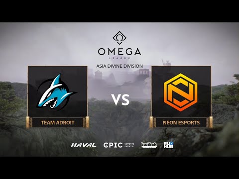 Team Adroit vs Neon Esports, OMEGA League: Asia, bo3, game 1 [Adekvat & Smile]