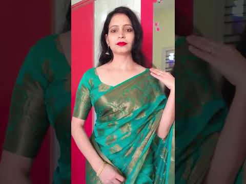 Open pallu tips//#pallu #saree #5minsareedrape #sareepallu #pleats # #song #loveyourlook #sareepleat