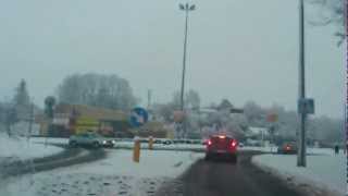 preview picture of video 'Krasnystaw, ul. Mostowa - Rejowiecka, 3 grudnia 2012'