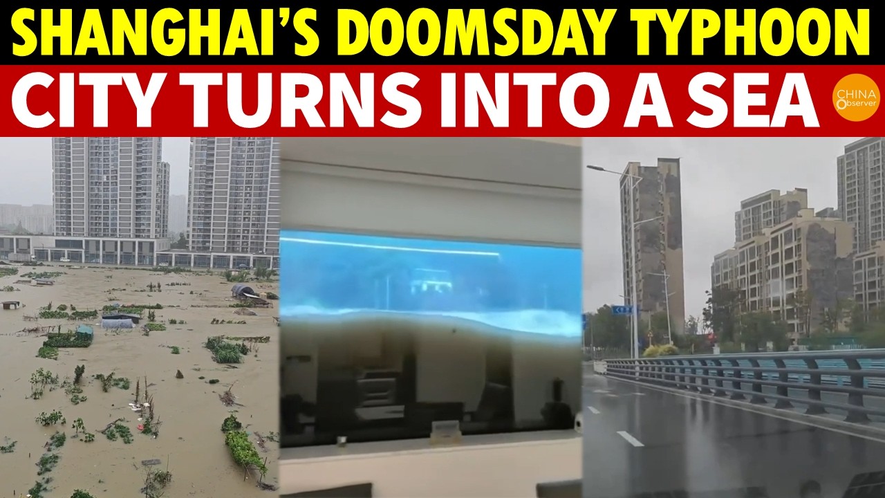China Flood Nightmare: Shanghai & Zhejiang Swallowed By Rising Waters