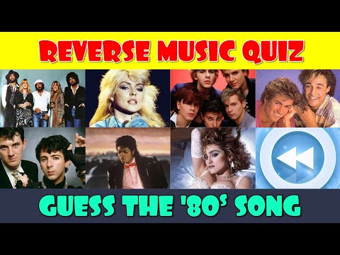 Reverse Music Quiz | Guess the 80s Songs Played Backwards Quiz