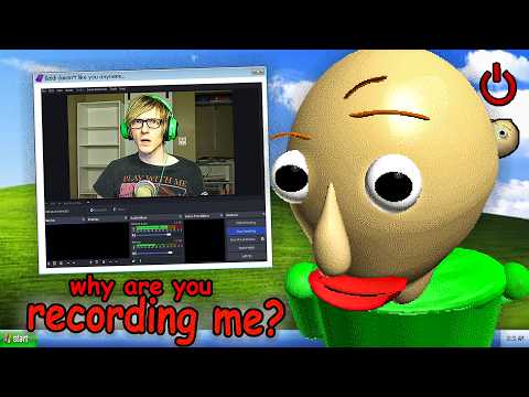 Baldi took over my PC... HE KNOWS IM RECORDING HIM