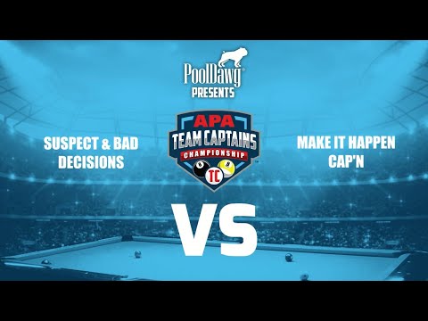 2019 APA Team Captains Championship - APA Showdown Series - Billiards