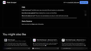 Flickr Scraper — Apify Actor Walkthrough