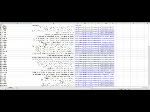 web scraping | extract all Videos link from target tiktok user