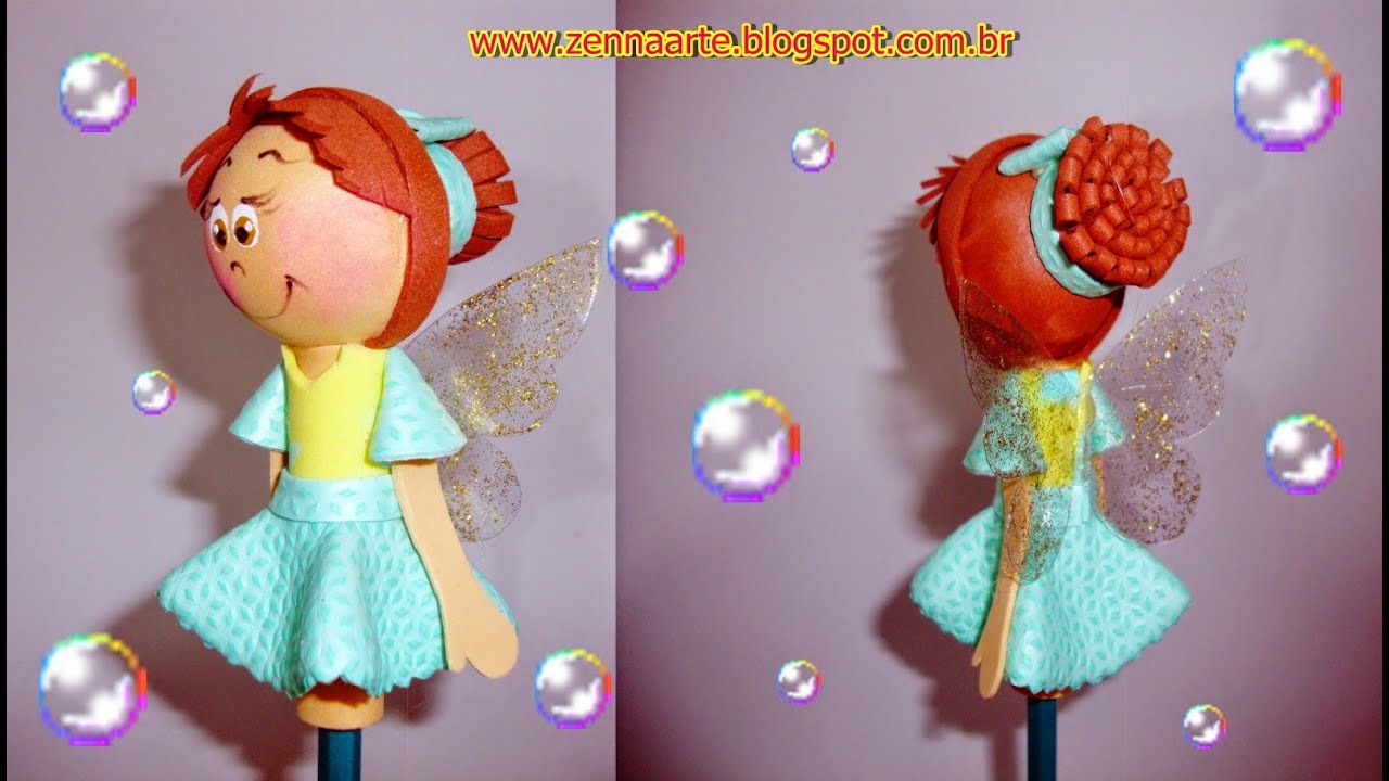 Ponteira de e.v.a com molde