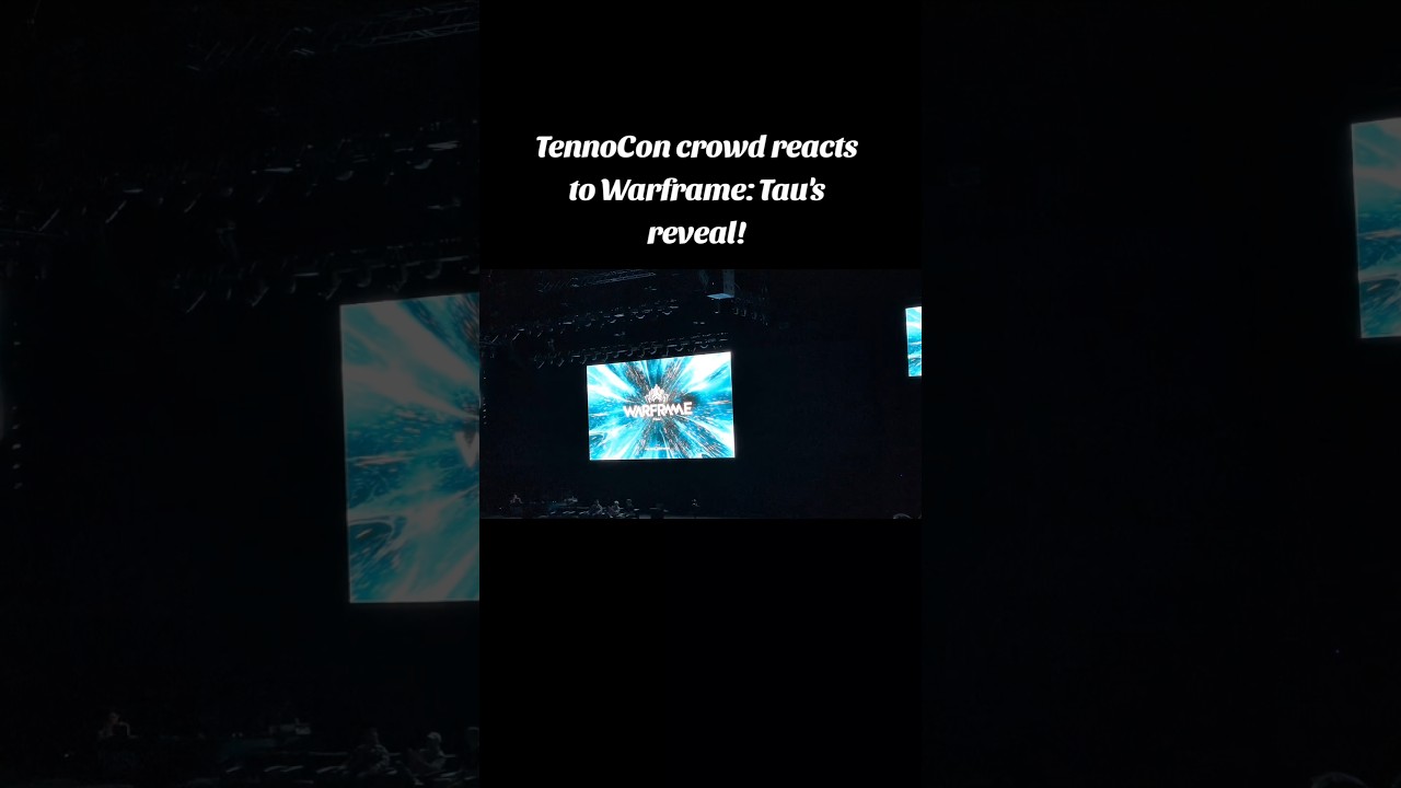 TennoCon Crowd Reacts to Warframe: Tau Reveal! #warframe