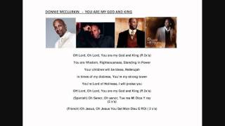 YOU ARE MY GOD AND KING - DONNIE MCCLURKIN.wmv