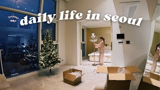 seoul vlog❄️ scalp spa massage, personal color analysis, blind date, cooking, decorating my new home