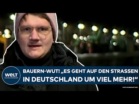 DEUTSCHLAND: "Es geht auf den Straßen um viel mehr!" Neue Bauern-Proteste am Montag!