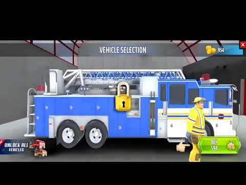 Firefighter Emergency Rescue missions games with our realistic firefighter truck simulator game