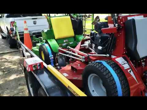Strap your mowers down!! Quick easy mower straps! Safety first!!