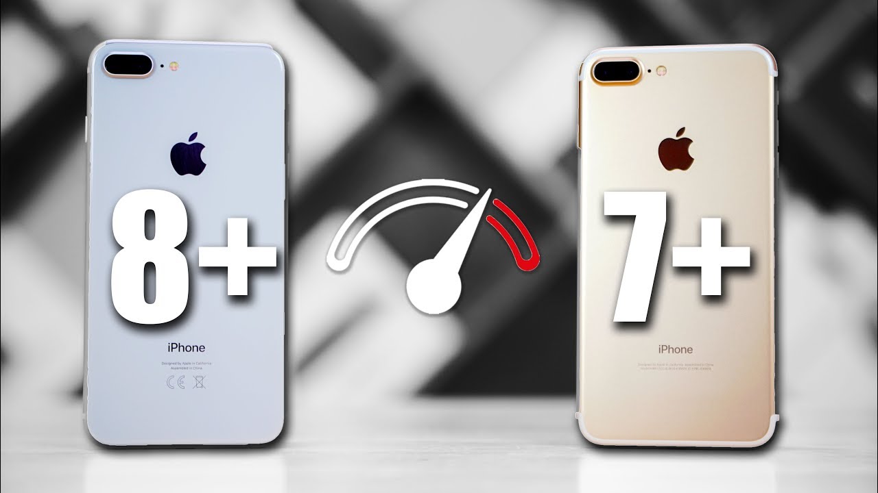 iPhone 7 Plus vs iPhone 8 Plus Speedtest Comparison