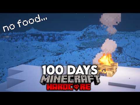 I Survived 100 Days in ETERNAL WINTER in Minecraft Hardcore