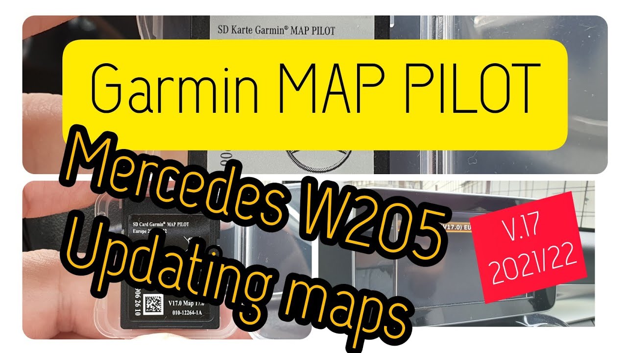 Mercedes W205 - Updating Garmin MAP PILOT