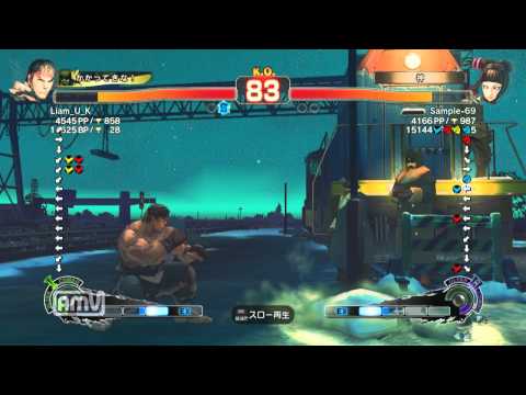 Liam_U_K [Ryu] vs Sample-69 [Juri] SSF4 AE Japanese Online Ranked Matches