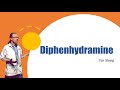 Diphenhydramine for sleep | Sleep Aid